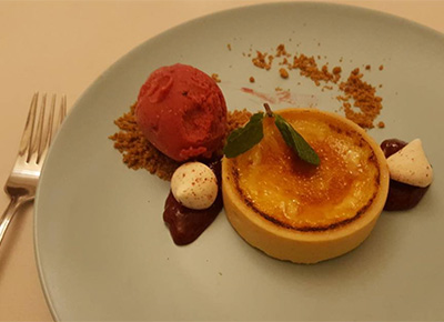 A Ruapehu Room dessert