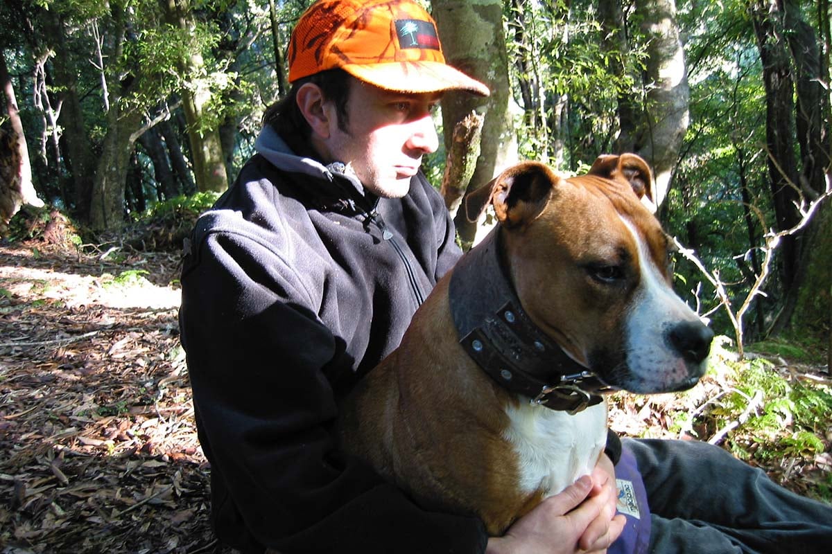 Jason & Rusty out for a hunt
