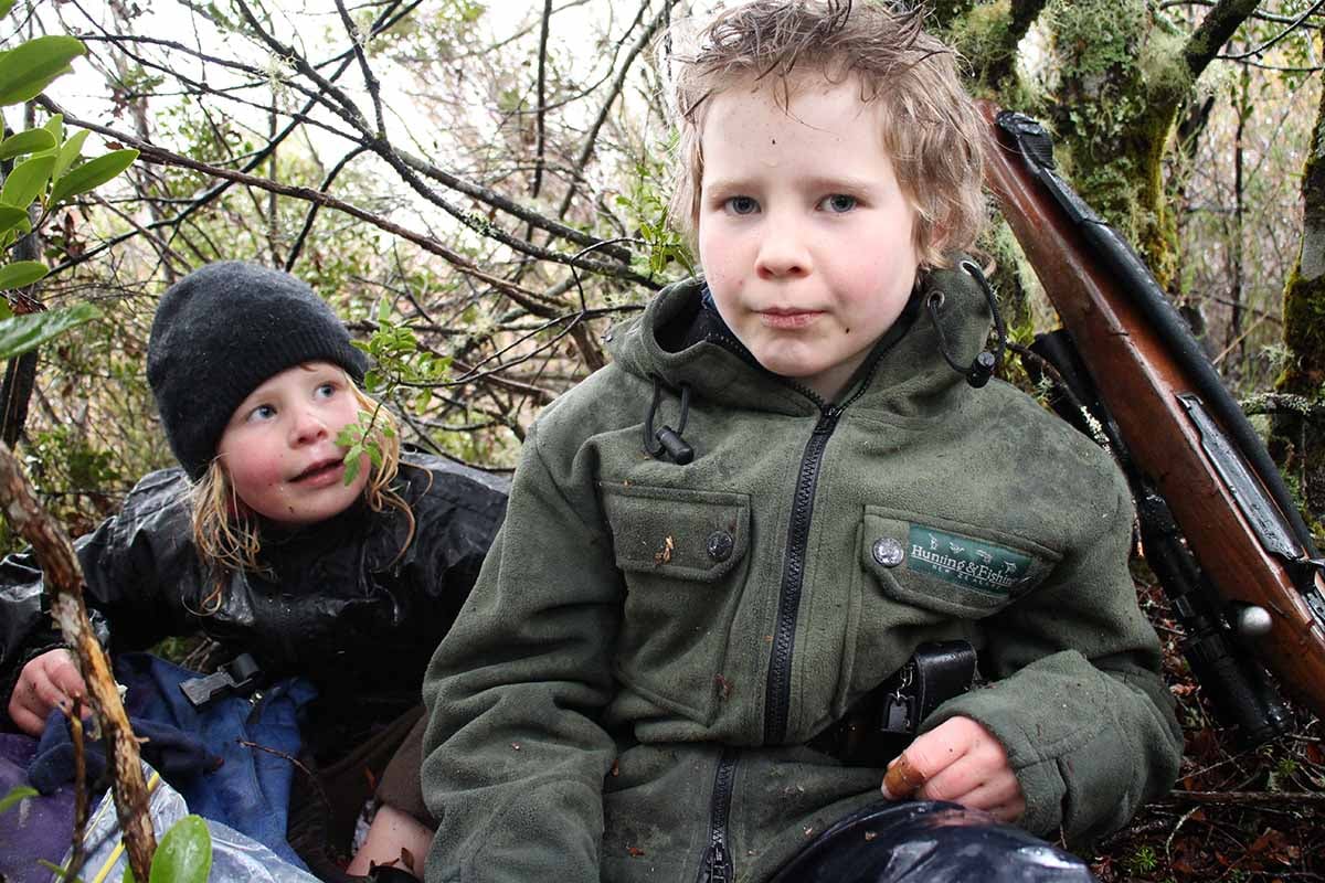 Abel & Edana out hunting on a wet day