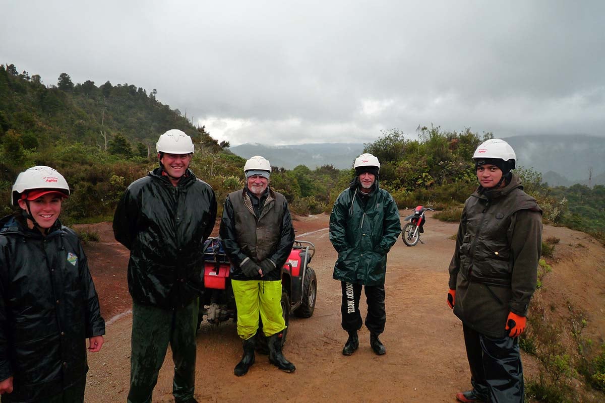 Team Discovery having some fun through the 42nd Traverse in the Tongariro Forest
