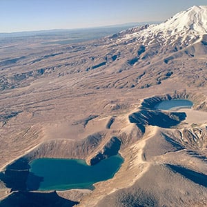 Ancient volcanic landscapes